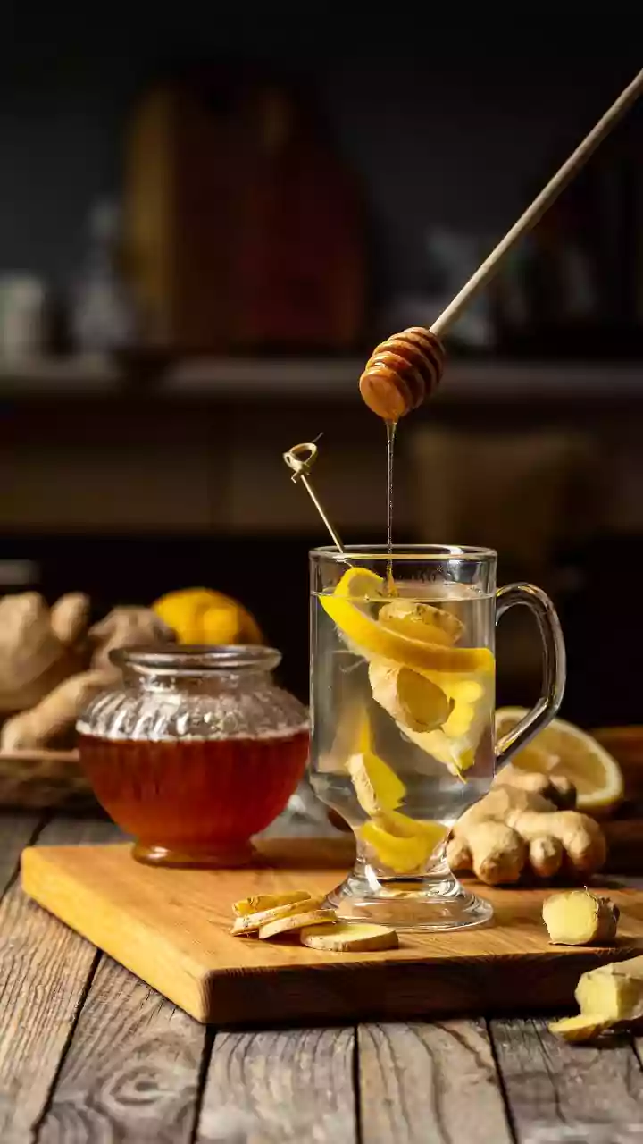 Cool-night routine—warm water + honey for hydration & sleep