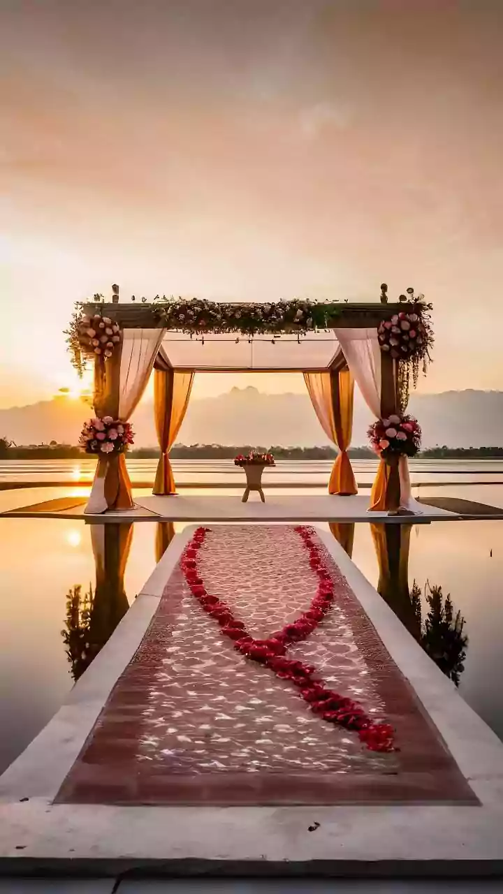 A Tale of Two Worlds: Elizabeth & Nikhil's Unforgettable Cultural Fusion Wedding in Udaipur