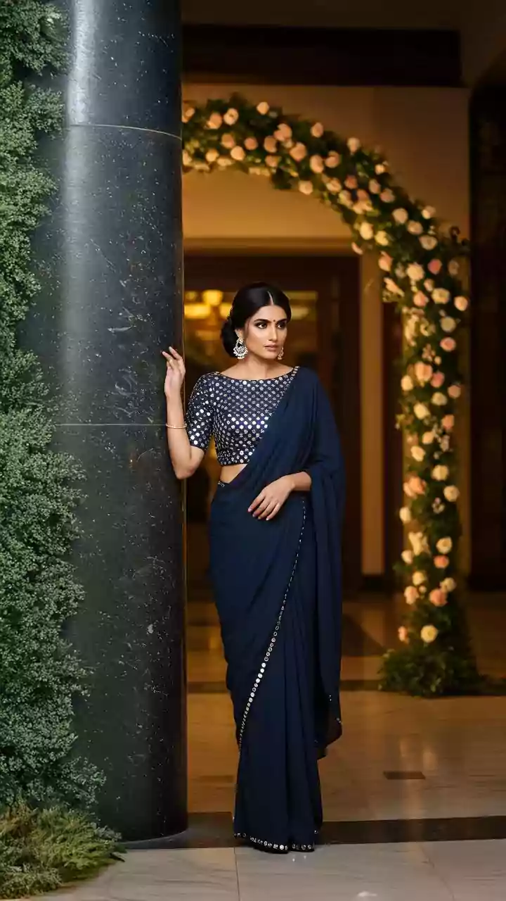 Winter fashion: How to slay in chiffon sarees