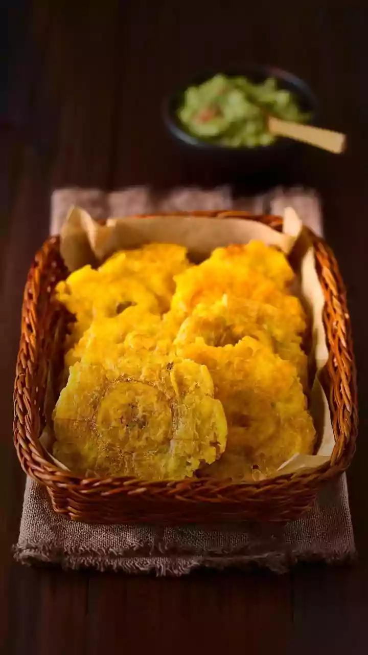 Air fried lotus stem chips provide tasty low oil alternatives to standard street food