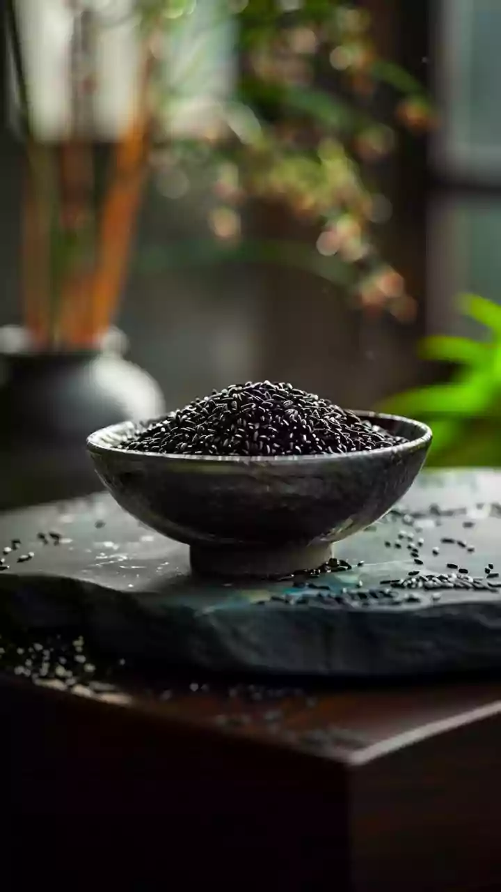 Black sesame seeds are a superfood for heart health!