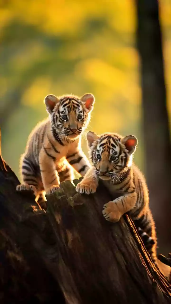 Tiger Cub Wanders Into Ranthambore Fort Parking Area; Tourists Reverse Vehicles For Safety - Watch Viral Video