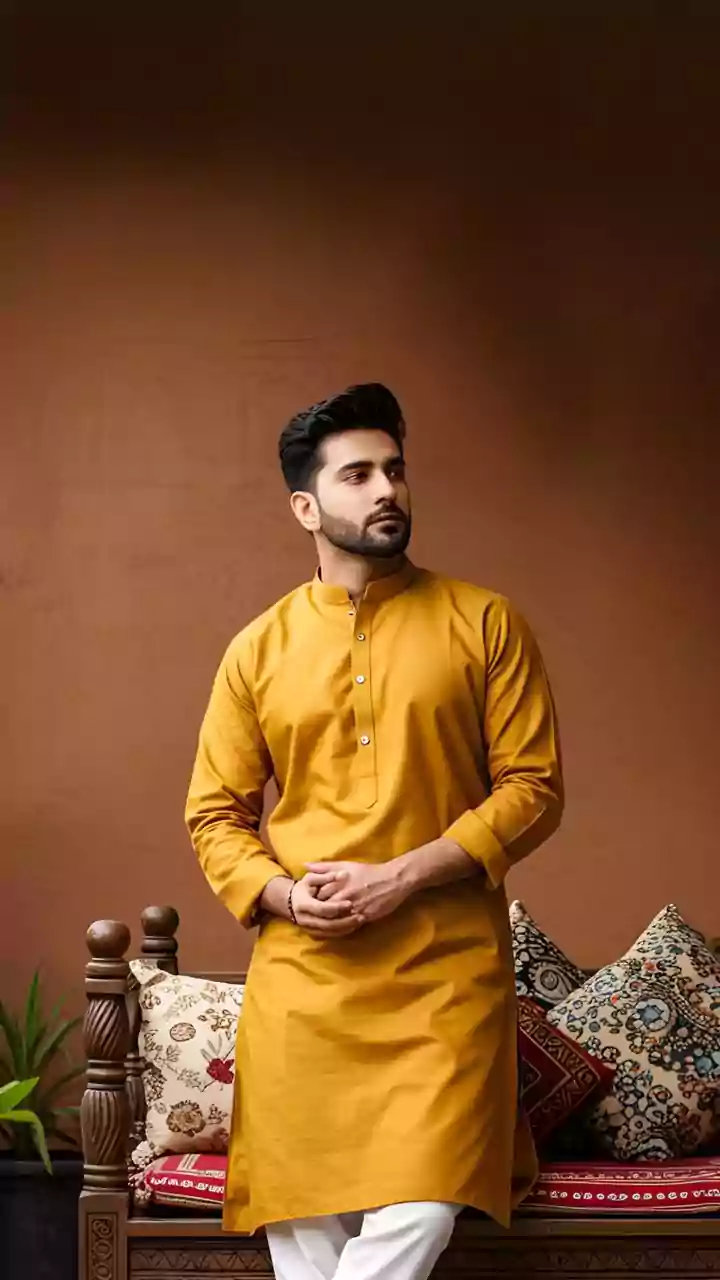 Stay Cool and Stylish in Earthy Pastel Handwoven Cotton Kurtas