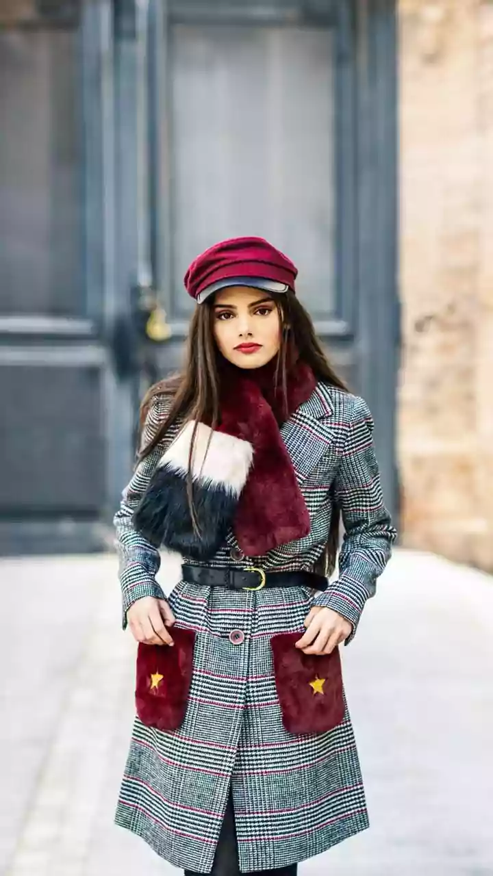 Ace your winter look with classic plaid accents