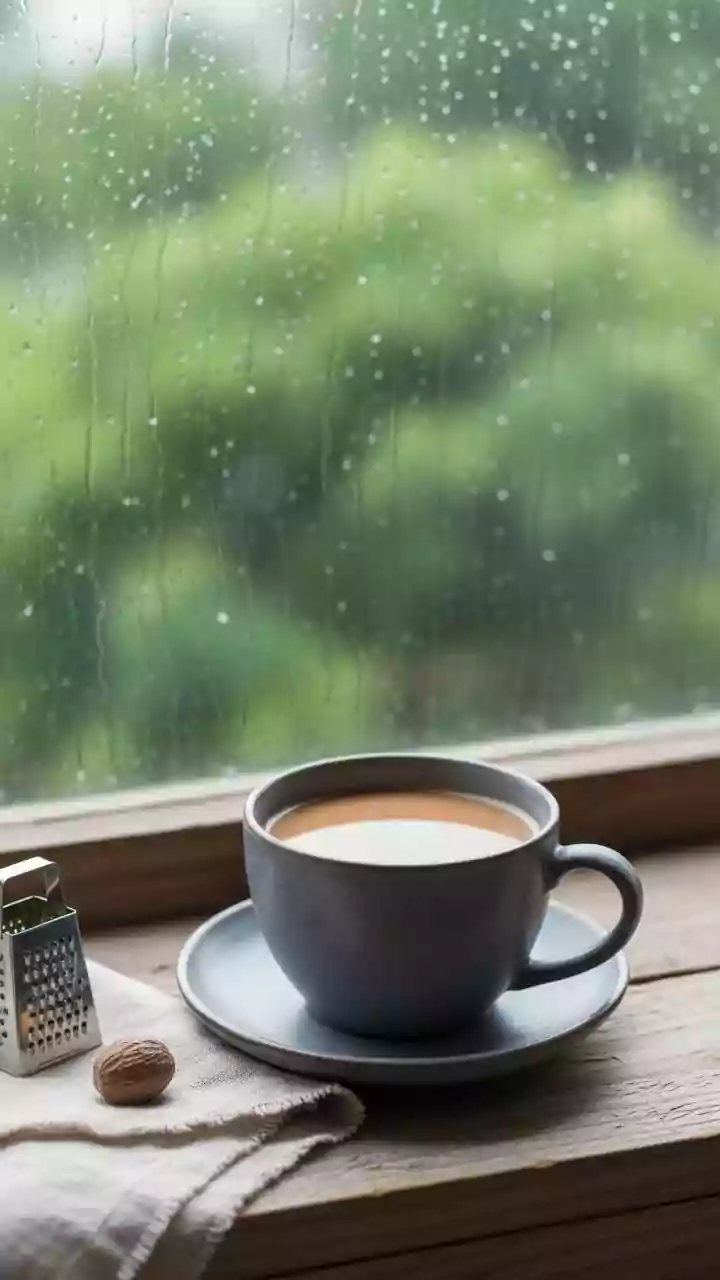 Enjoy the monsoon with this aromatic nutmeg tea