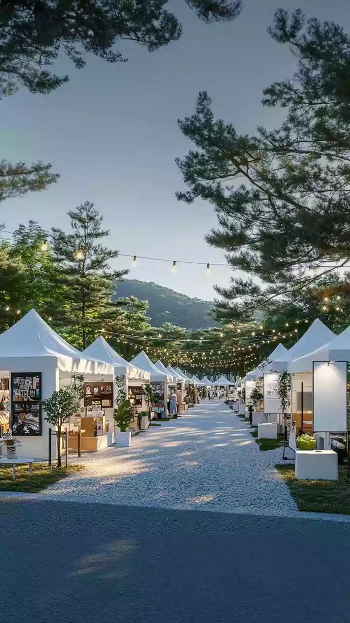 Fog gone, crowds back—street vendors feel the evening rush first