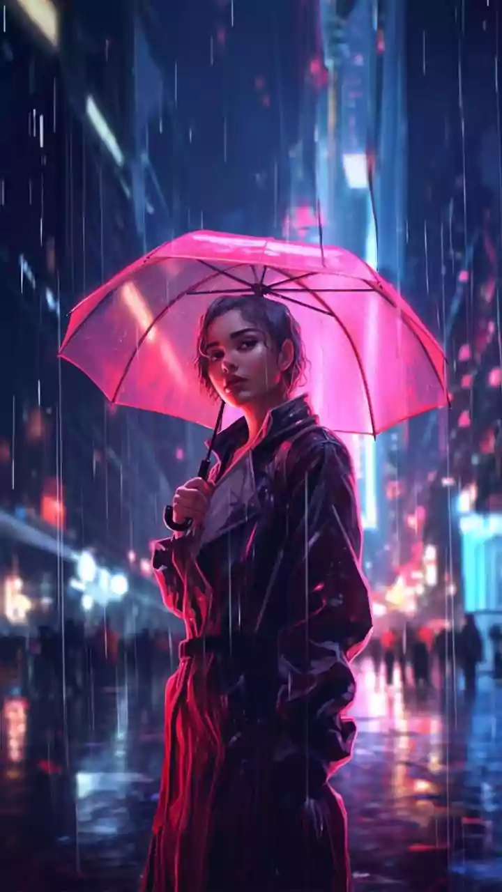 Viral Videos Showcase Cute Dogs Wearing Neon Waterproof Raincoats Evening