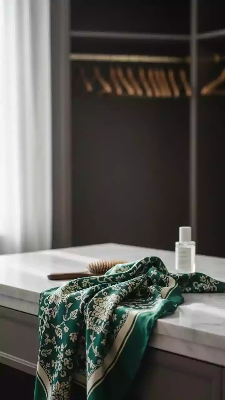 How to style your hair with a silk scarf