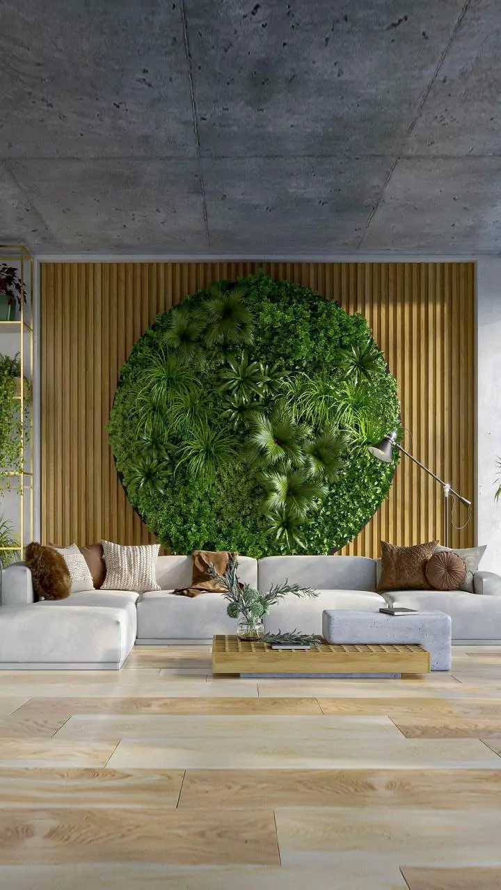 Sleek Vertical Wall Planters Help Maximize Tight Indian Apartment Space