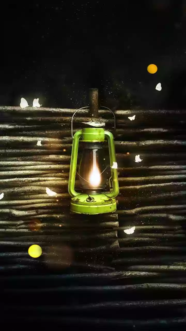 How To Style Festive Balconies Beautifully Using Solar Fairy Lights and Brass Oil Lamps