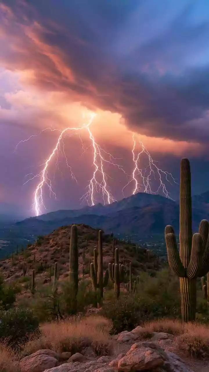 Understanding Lightning and Rainfall in Desert Regions