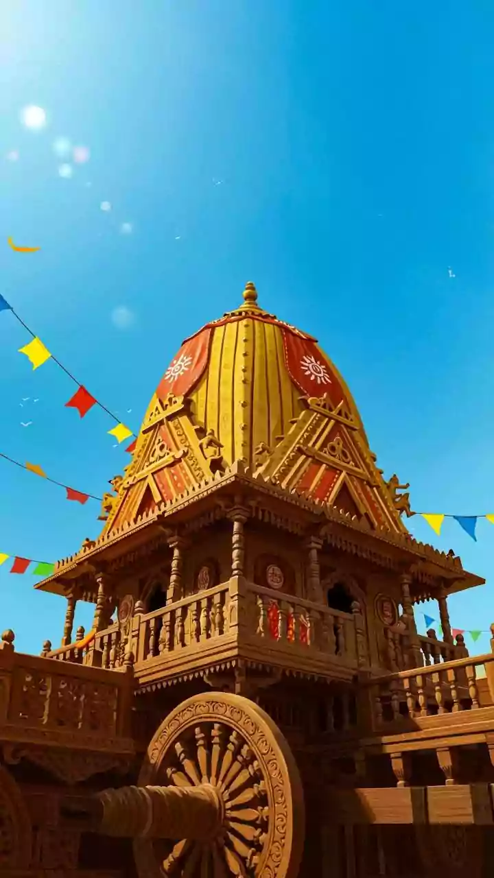 Grand Chariot Procession Concludes Smoothly Amid Tight Local Security Arrays