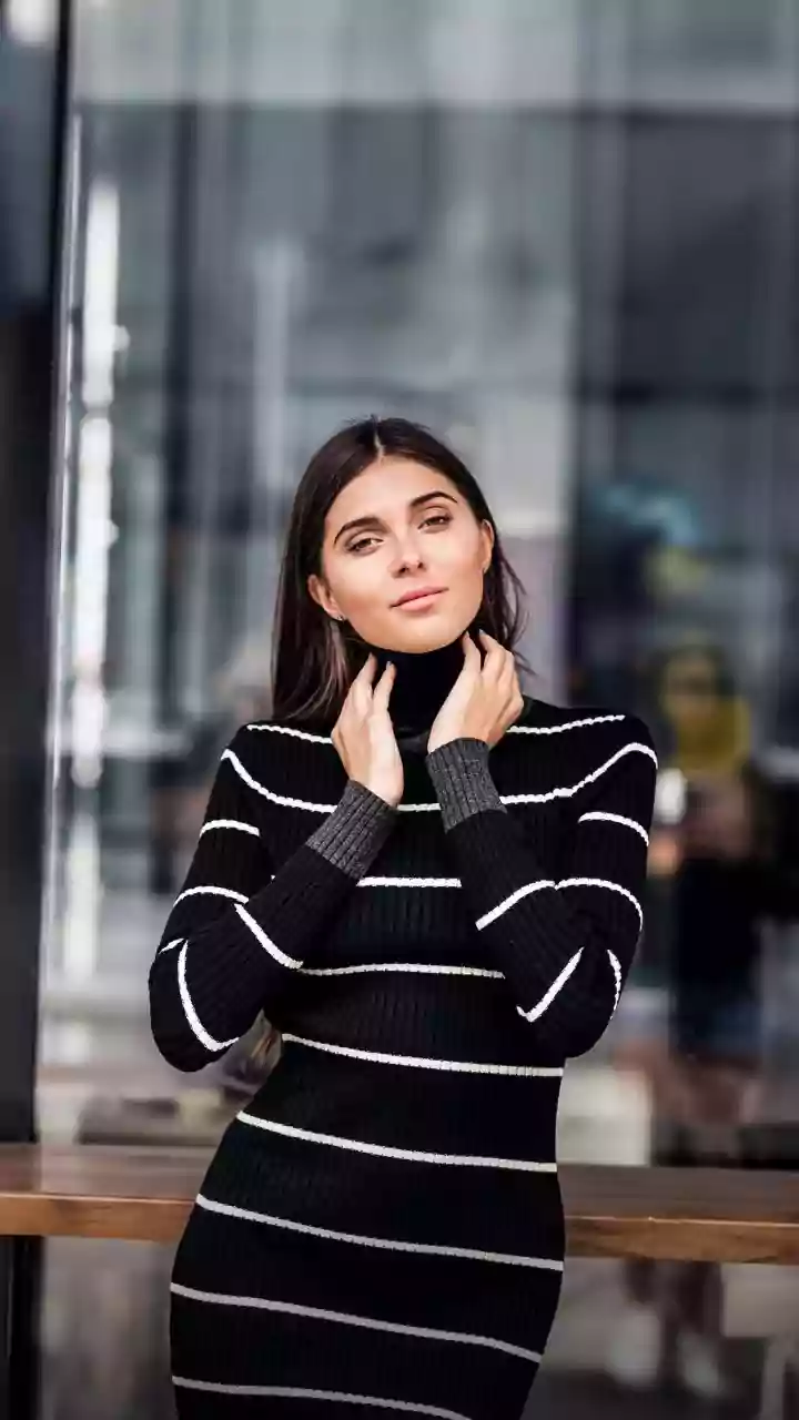 Here's how to style your turtleneck dresses
