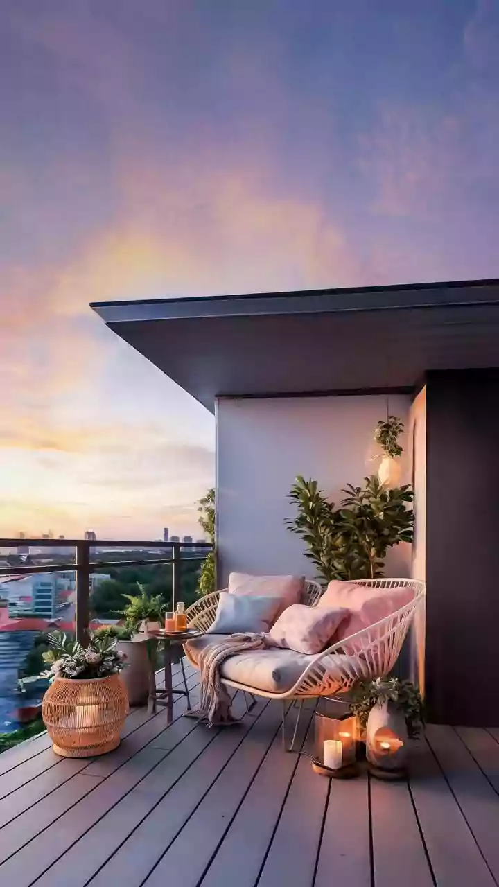 North Facing Balcony Spaces Trend Using Trailing String Of Pearls