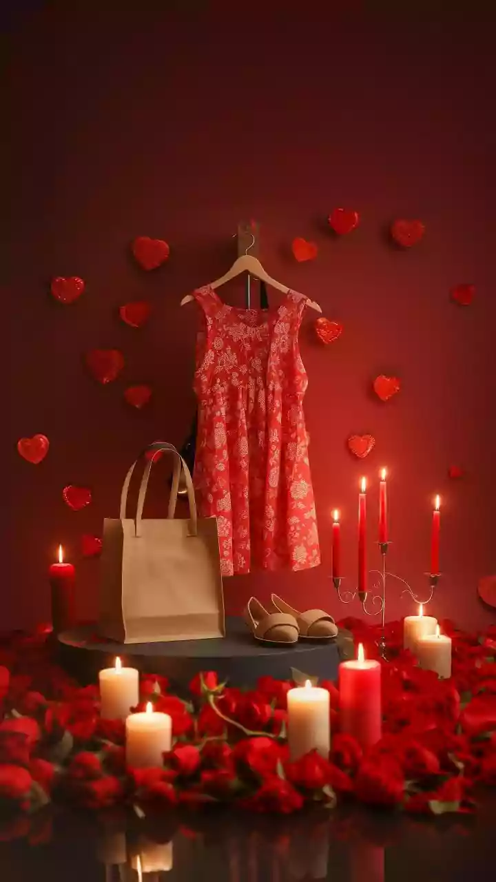 Light fabrics, easy fits, warm Valentine nights