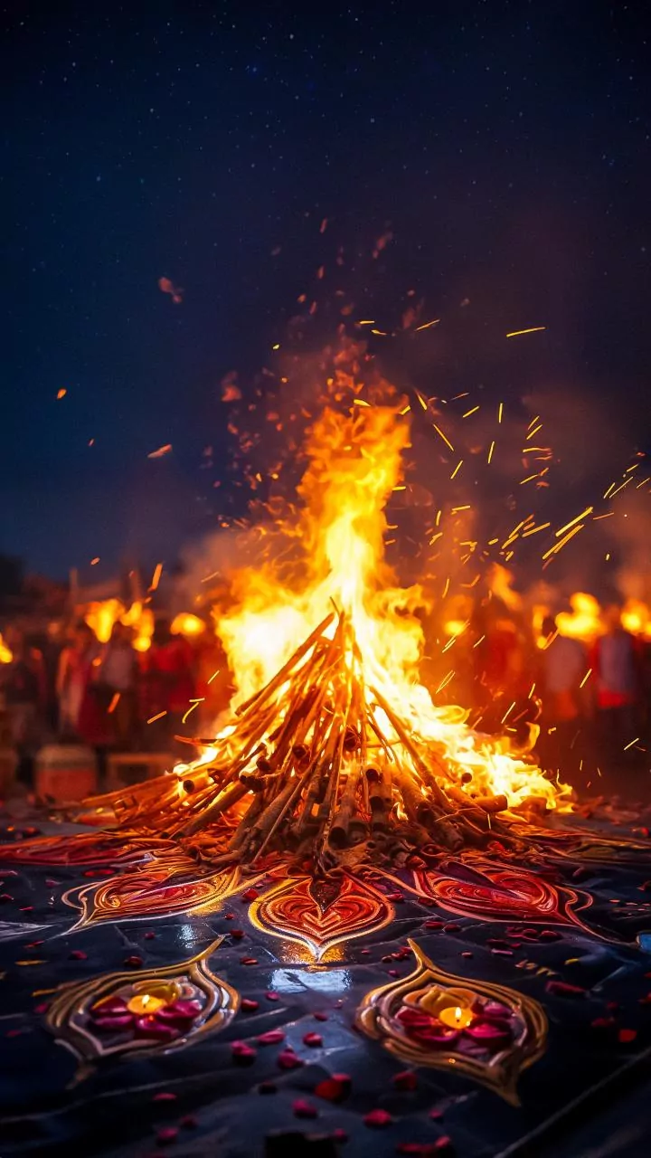Why cold winter air makes Sankranti bonfires glow brighter