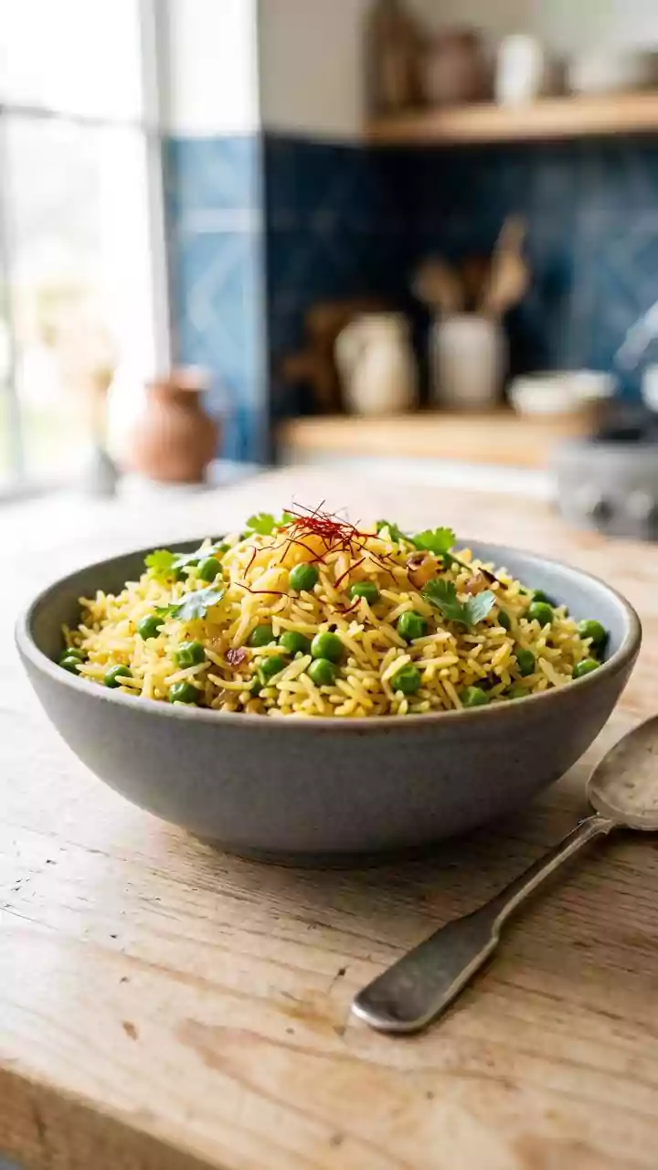 Green peas + saffron: A surprising flavor combo