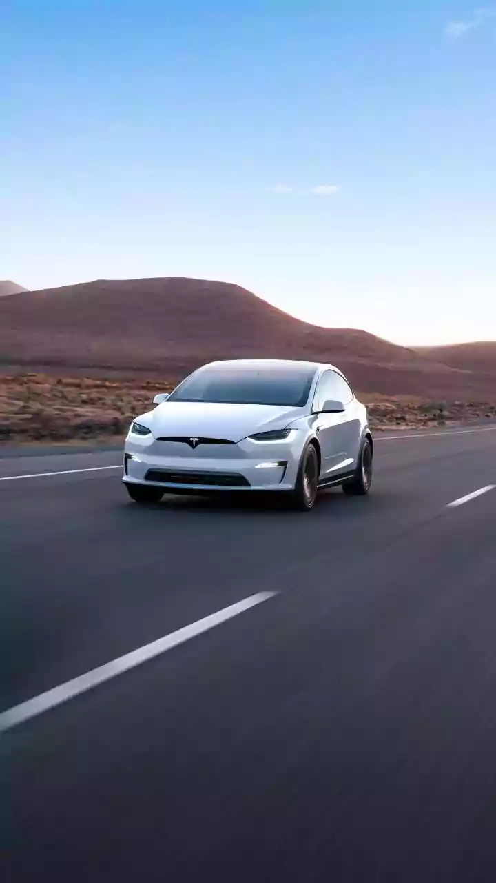 Tesla's Visualisation Faces More than Cars on a Gurugram Street