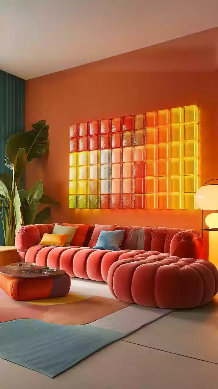 Warm color palettes turning grey December days brighter