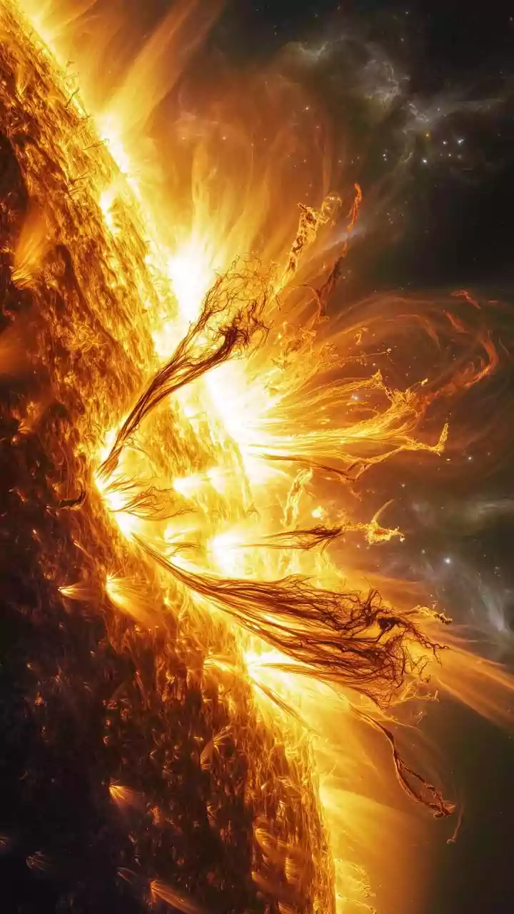 Protecting orbit: How ground observatories track solar flare eruption speeds to safeguard satellite electronics systems