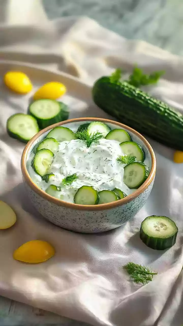 Perfect Late Night Study Snack Creamy Cucumber Mint Dip