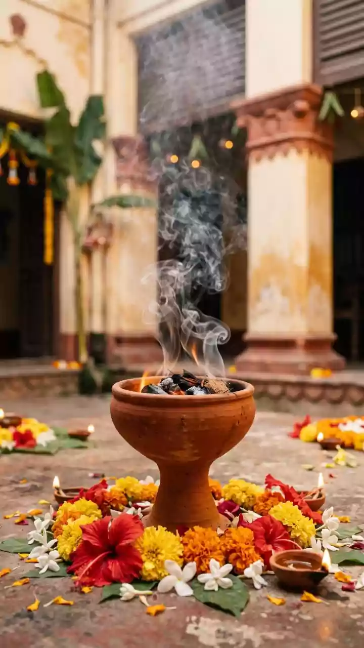What Is Dhuno Porano? Exploring The Age-Old Ritual And Its Significance During Durga Puja