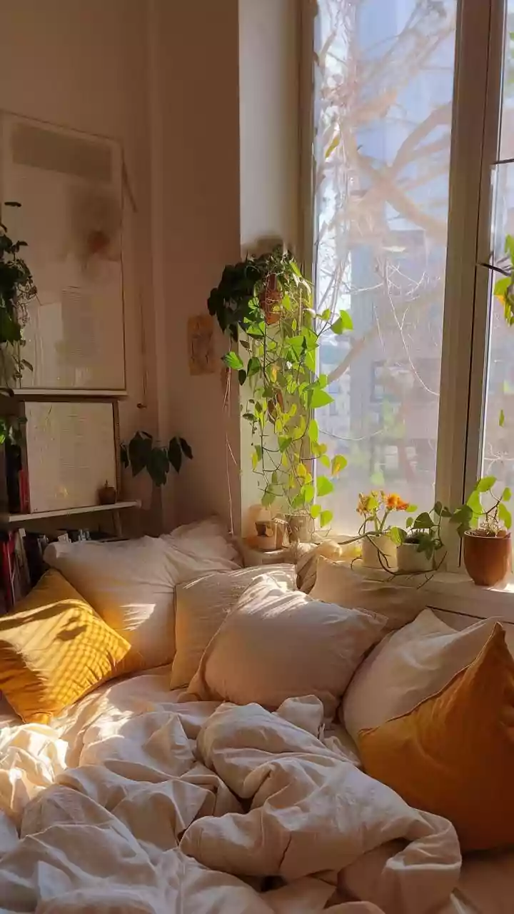 Warm winter corners that feel cozy, safe and comforting