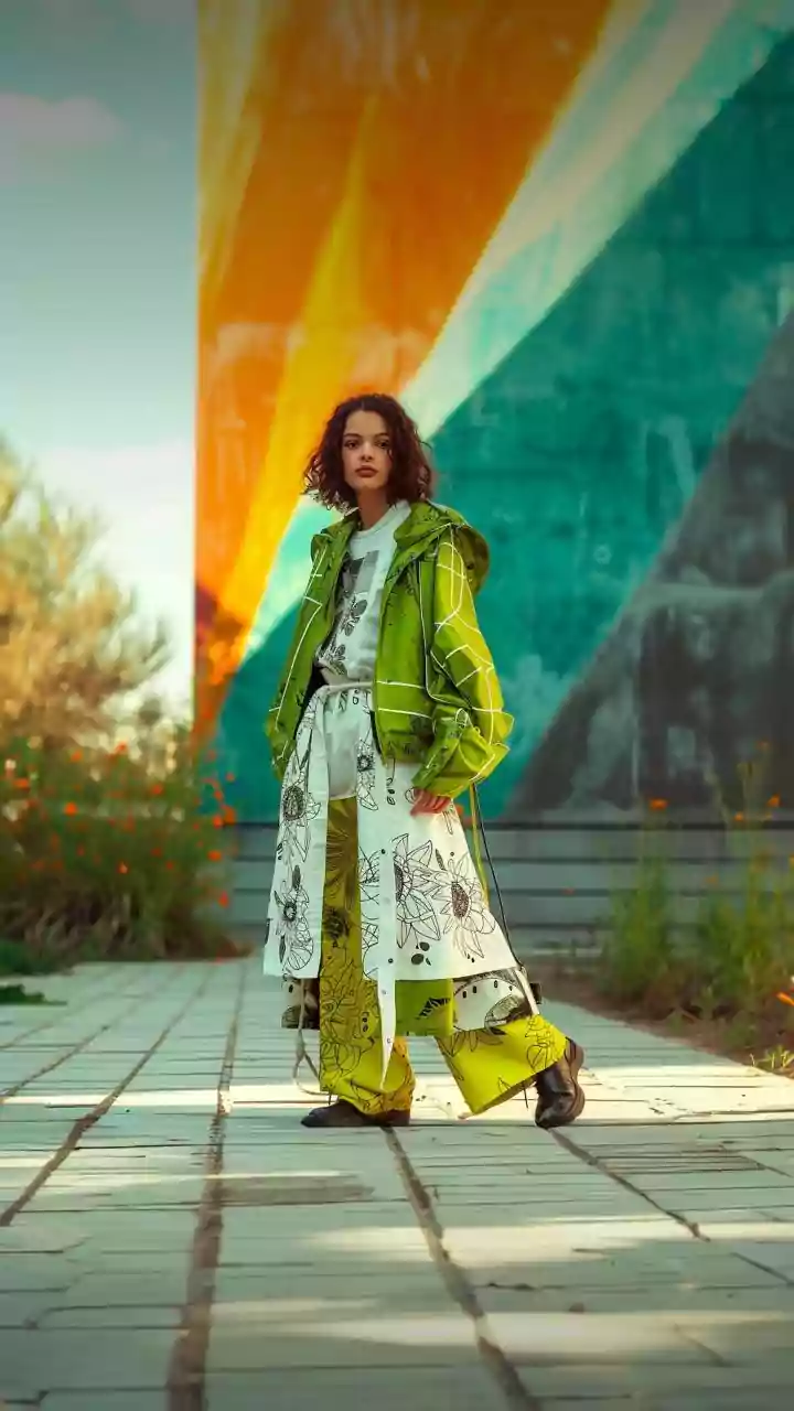 Young fashion lovers transform ancestral silk drapes into chic modern co ord sets