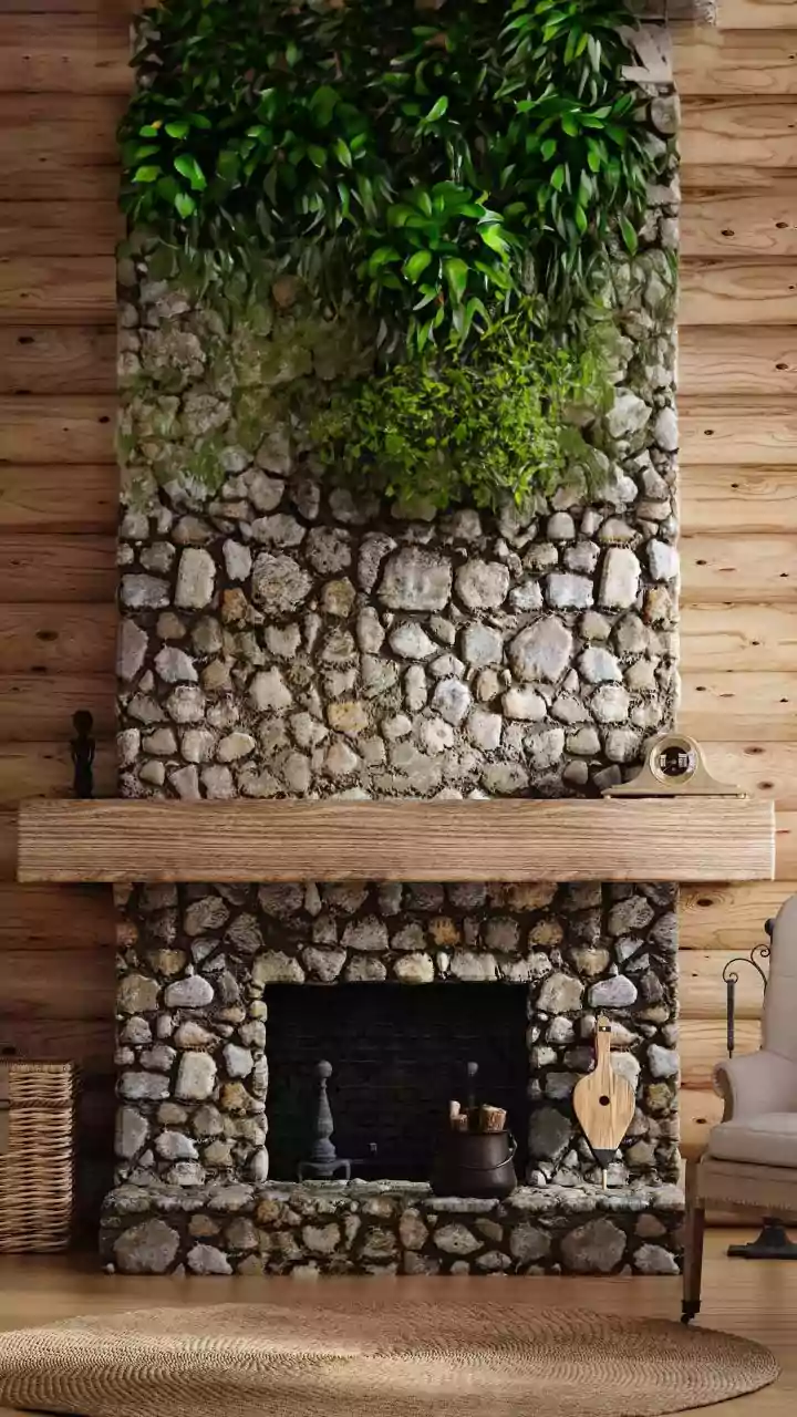 Stone And Greenery Are The New Decor Duo