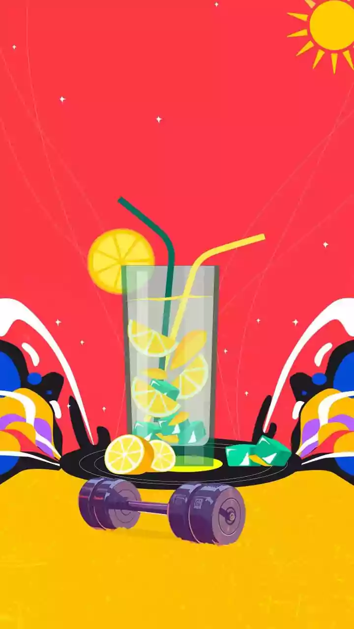 Electrolyte rich coconut water rock salt lemon drinks power humid workout sessions