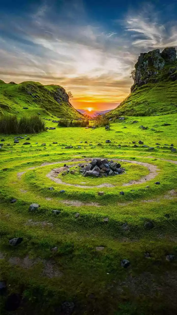 What is a walking meditation labyrinth?