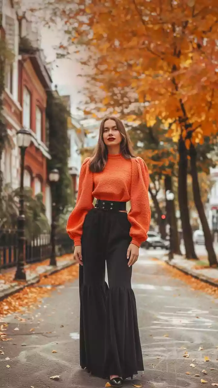 How to style flared trousers this winter