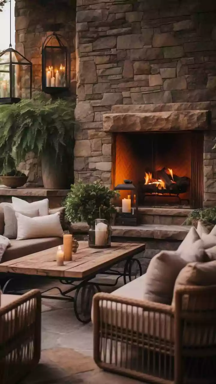 How To Create Cozy Seating Nooks On Balconies Using Soft Fairy Lights And Brass Lanterns