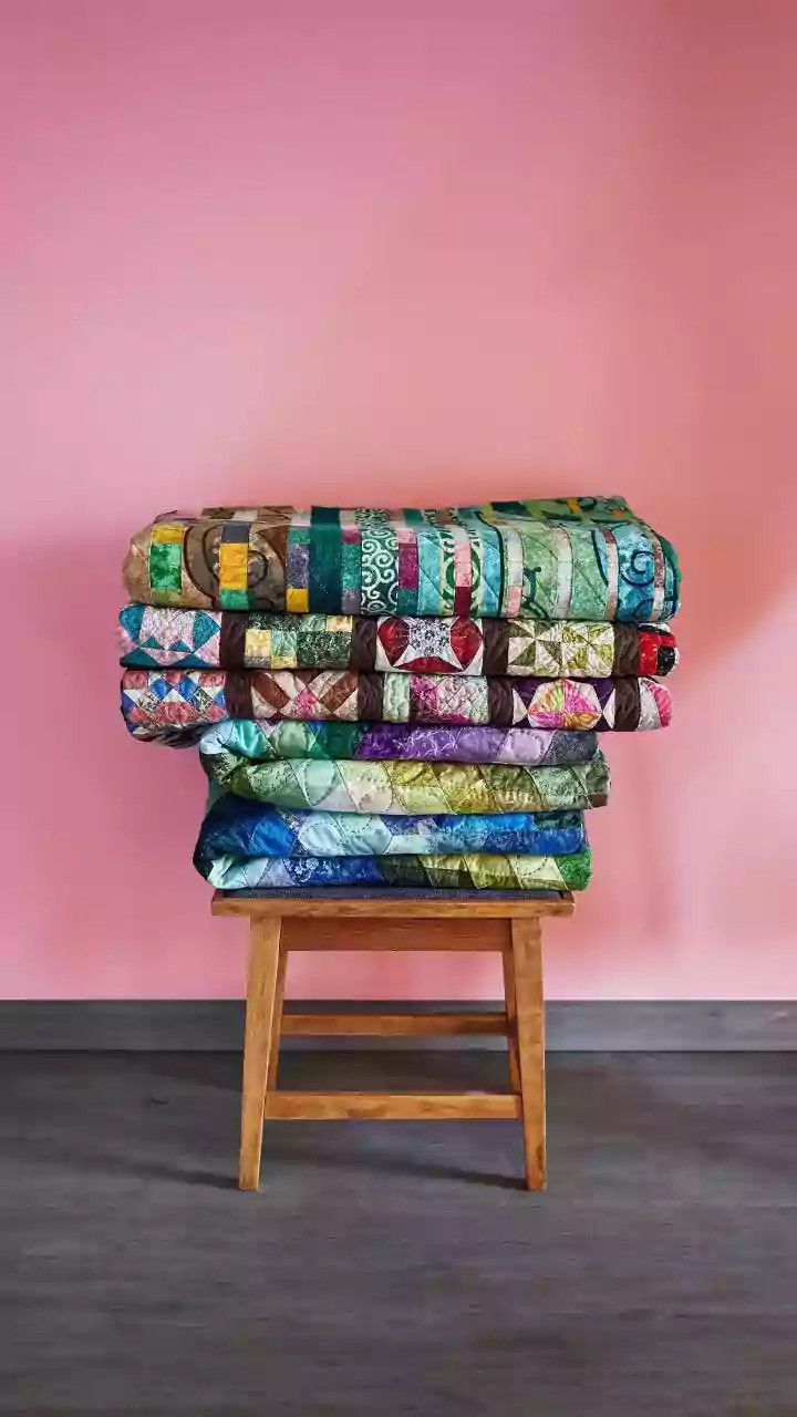 How traditional African quilts are made