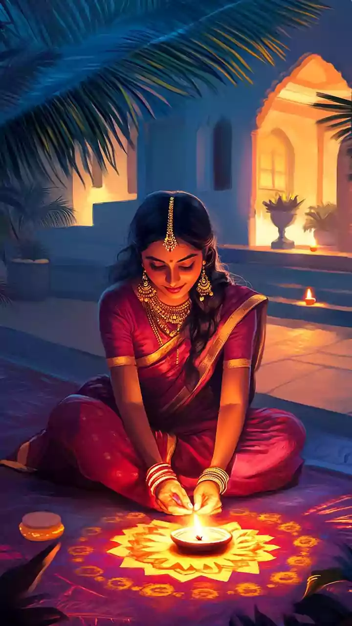 How To Make Gorgeous Doorstep Rangolis Using Recycled Flower Petals And Natural Rice Flour