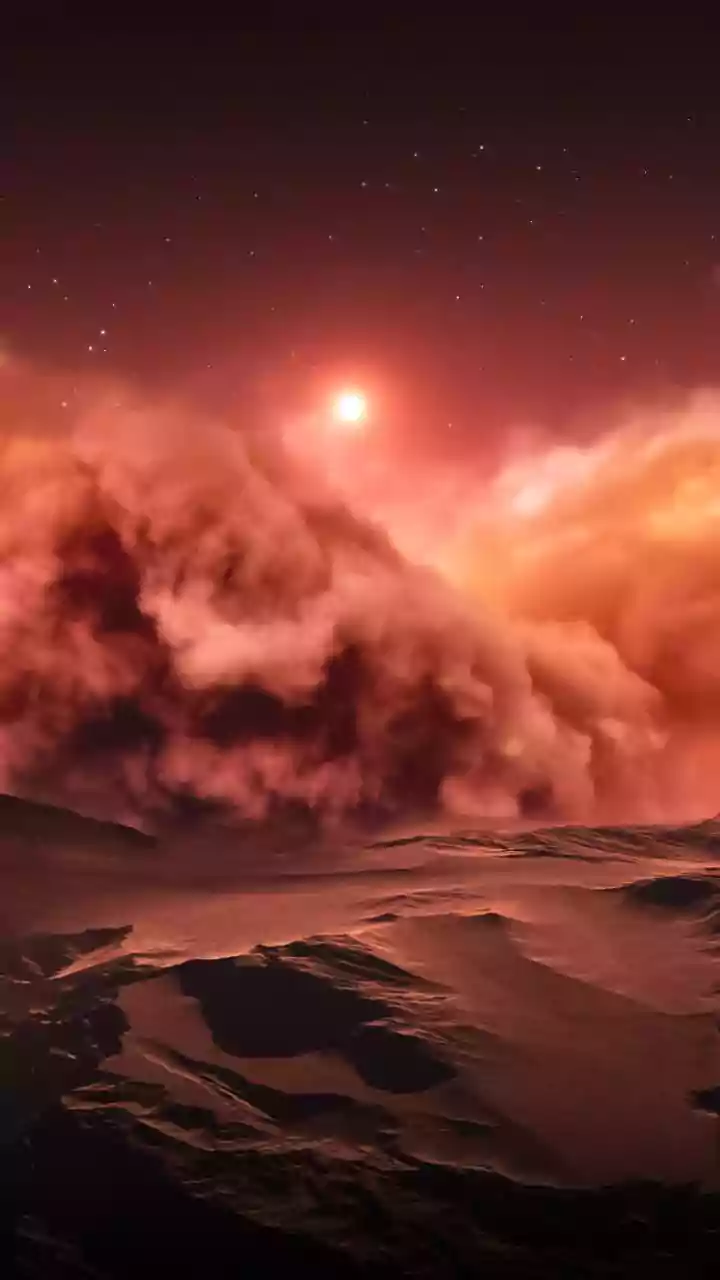 Space Orbiter Cameras Track Seasonal Dust Storms To Keep Mars Solar Cells Active