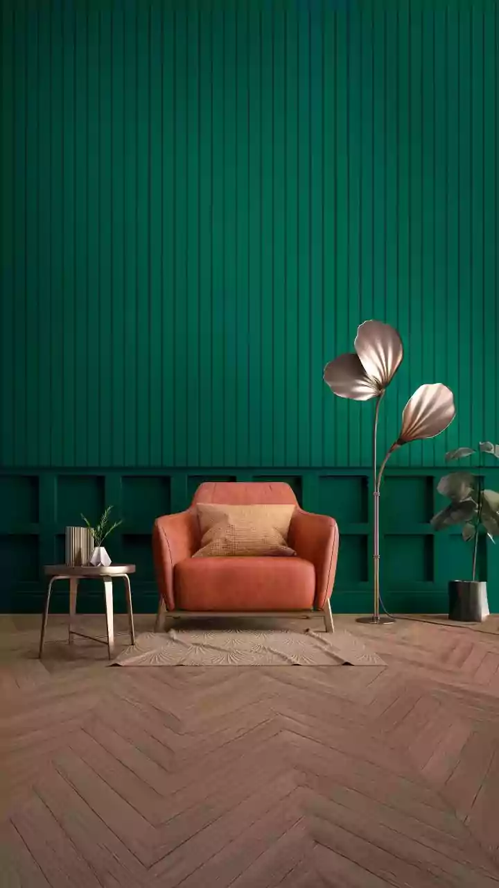 Gold Leafing Adds Controlled Metallic Detail to Modern Home Interiors