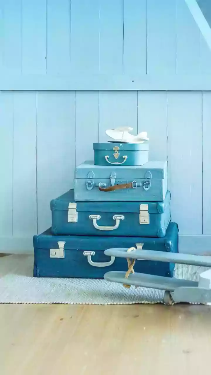 How to use vintage suitcases in your decor