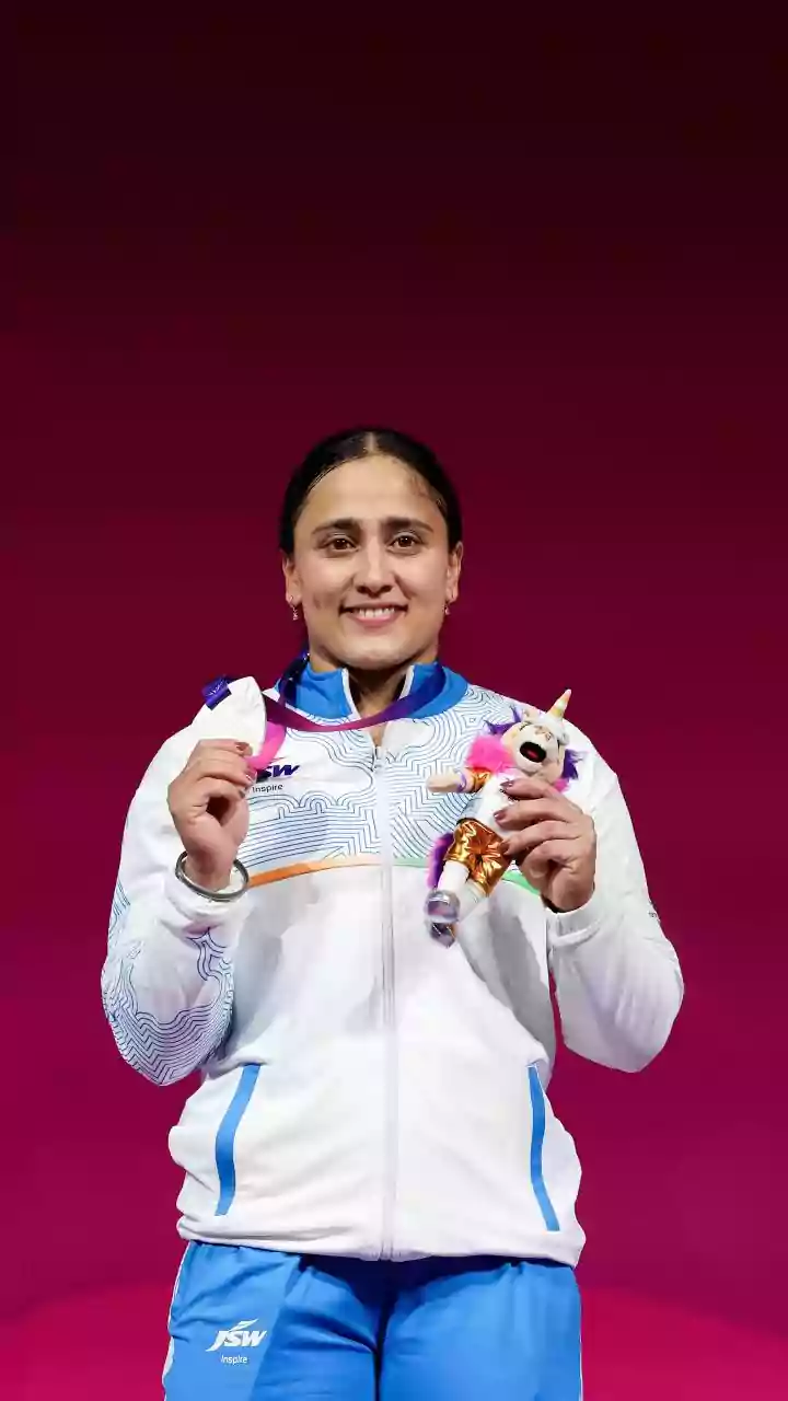 CWG 2026: Harjinder Kaur Clinches Silver as India Win Seventh Weightlifting Medal; Canada's Charlotte Simoneau Sets Games Record
