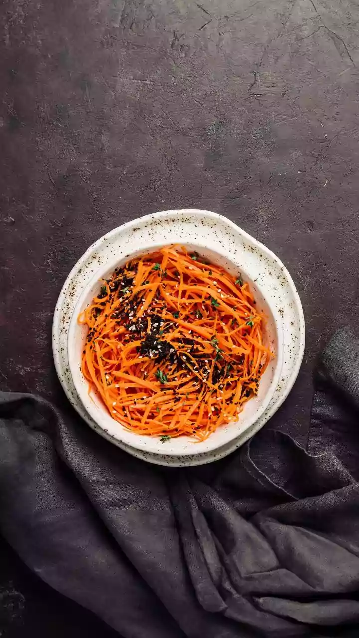 Fresh Carrot Salad With Vegetables Is One Way To Enjoy Carrots