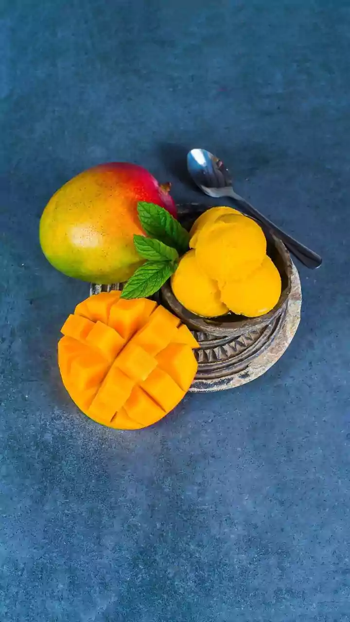 This 3 Ingredient Alphonso Mango Sorbet Is Pure Vegan Heaven