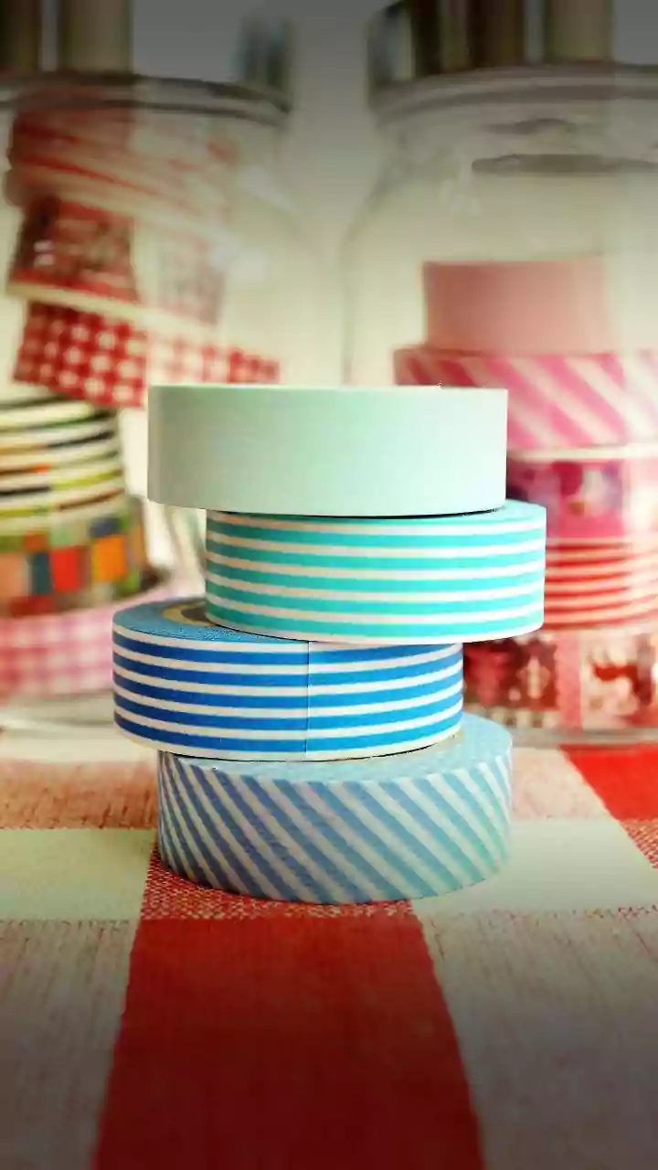 How washi tape can be used for home decor