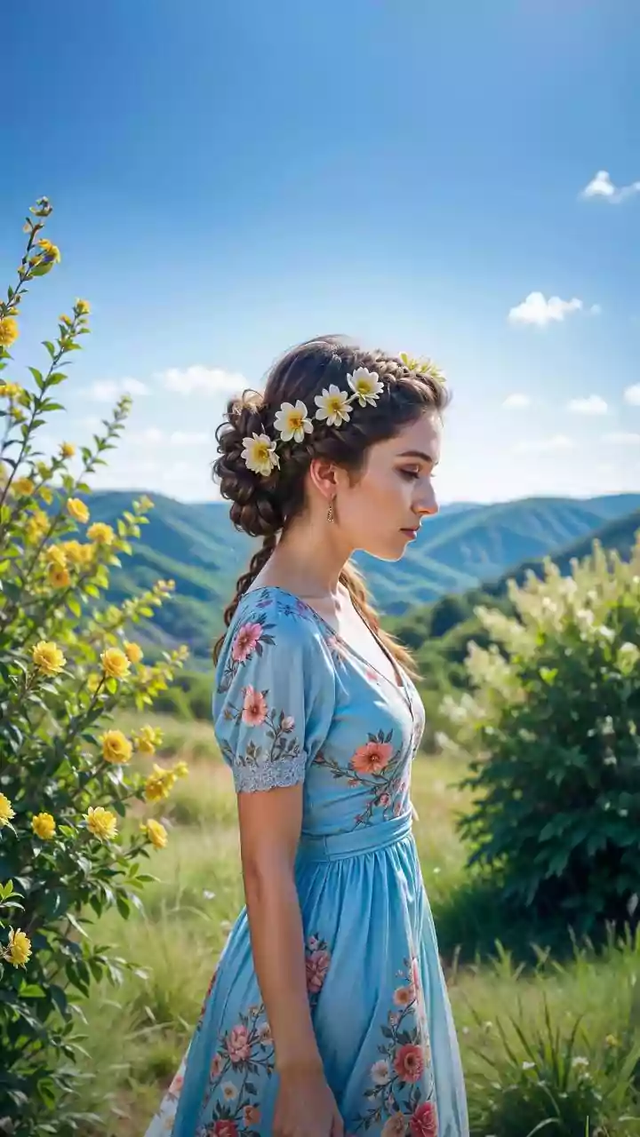 Flower Crowns Floating In Azure Pools: Absolute Aesthetic Goals
