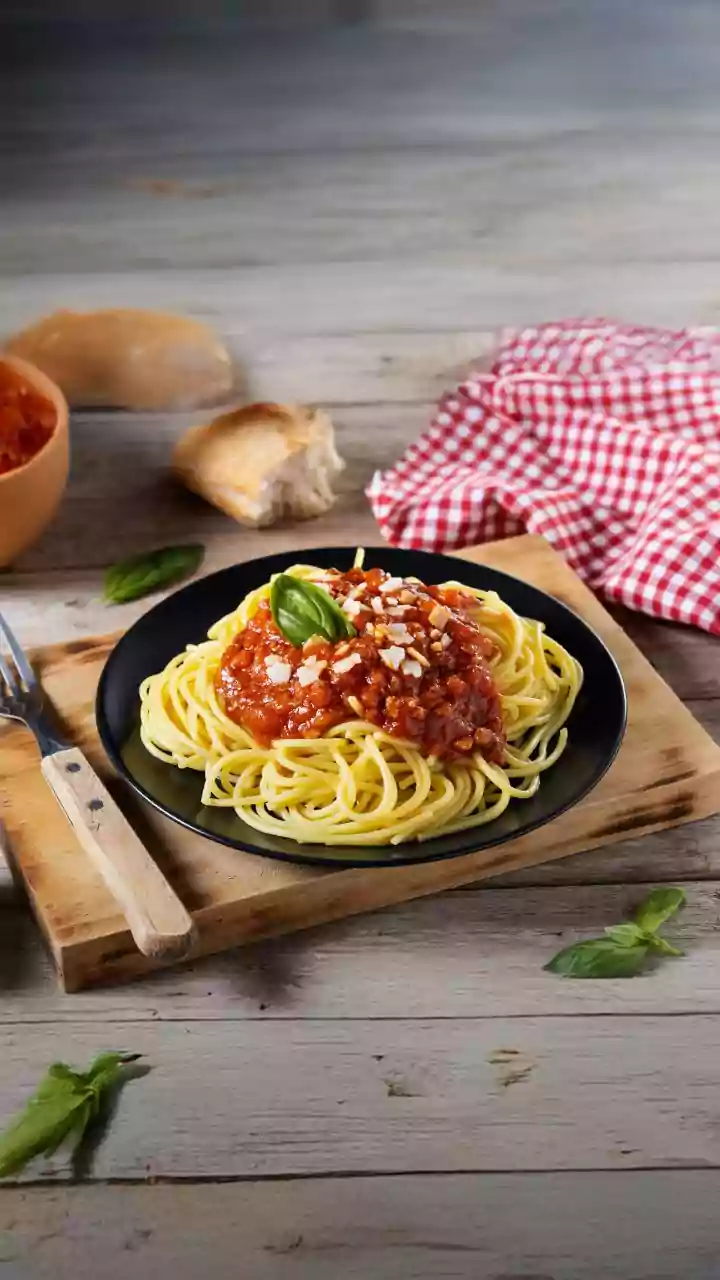 Almoço de Dia das Mães: linguini com ragu de barreado