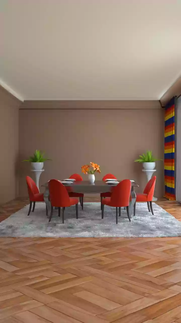 Add charm to your dining space with mud cloth