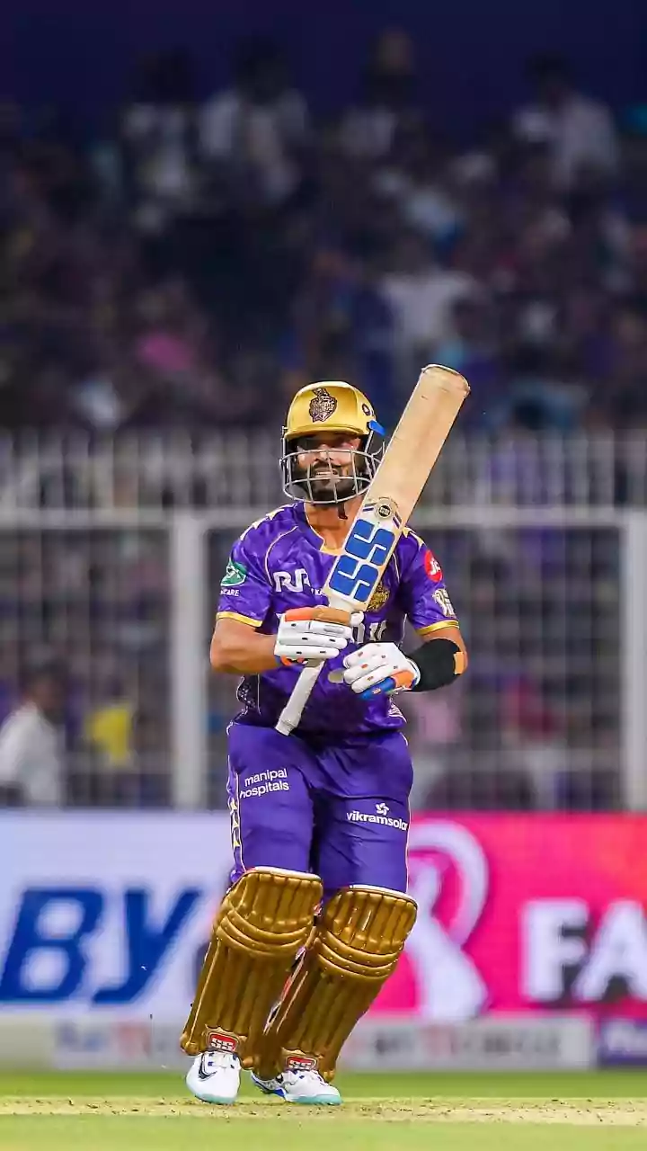 WATCH: Ajinkya Rahane prepares to hit big sixes ahead of KKR’s clash with SRH