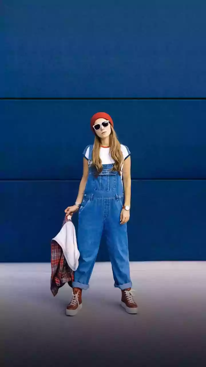 How to style denim pinafores