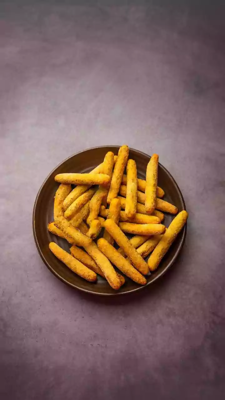 Palitinhos de cuscuz na airfryer para renovar café da manhã