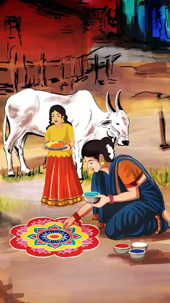 Mattu Pongal 2025 kolam designs that will brighten your festive morning