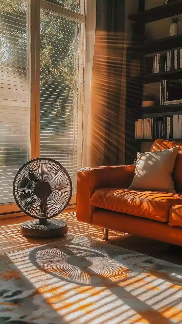 No direct sunlight but still hot—heat gets trapped inside your room over time